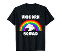 Unicorn Squad Rainbow Unicorns Love T-Shirt - Streetwear Style Unisex - T-Shirt, Sweatshirt, Hoodie