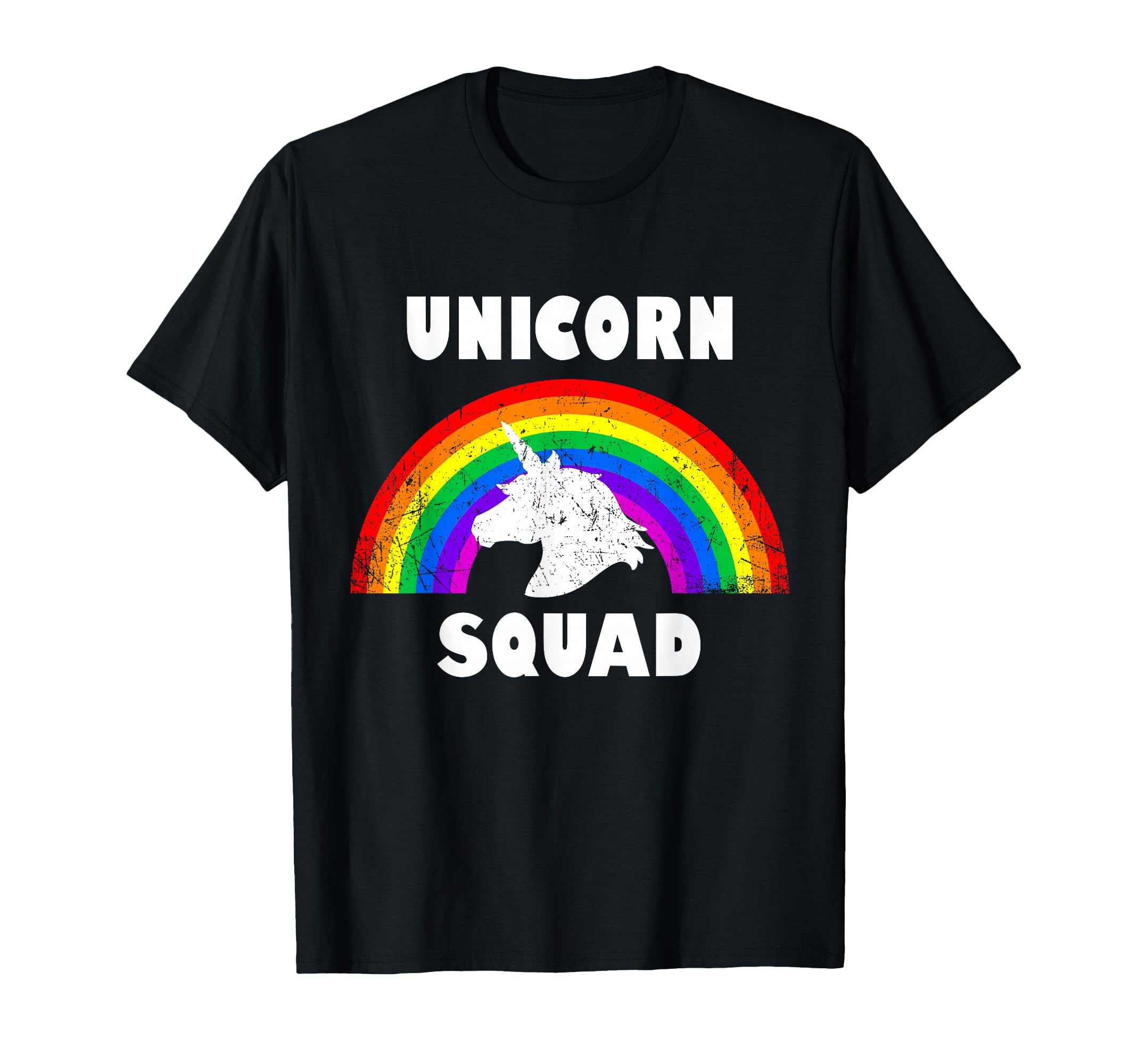 Unicorn Squad Rainbow Unicorns Love T-Shirt - Streetwear Style Unisex - T-Shirt, Sweatshirt, Hoodie
