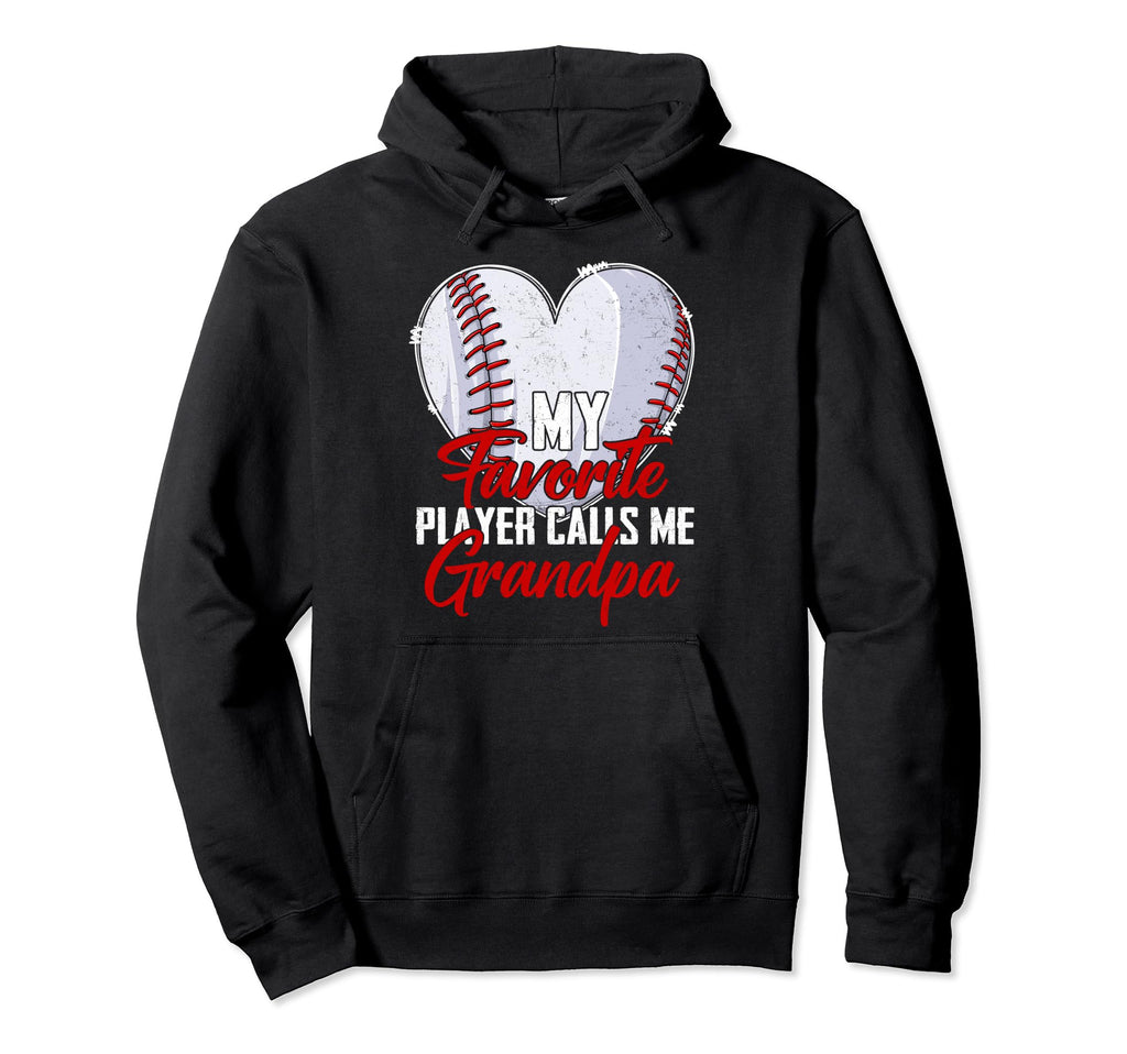 My Favorite Player Calls Me Grandpa Hoodie - Custom Art Print Men Women - T-Shirt, Sweatshirt, Hoodie