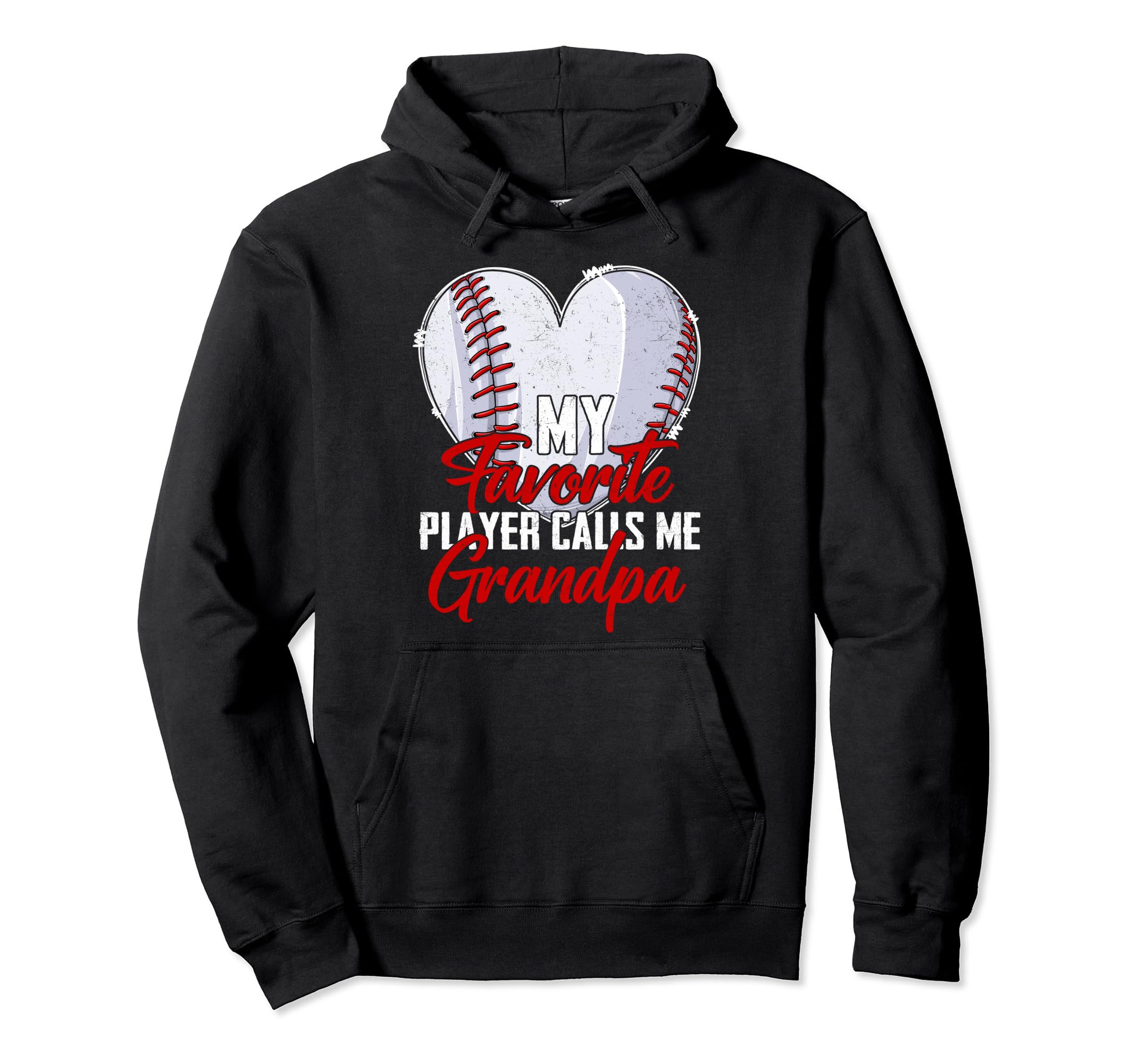 My Favorite Player Calls Me Grandpa Hoodie - Custom Art Print Men Women - T-Shirt, Sweatshirt, Hoodie