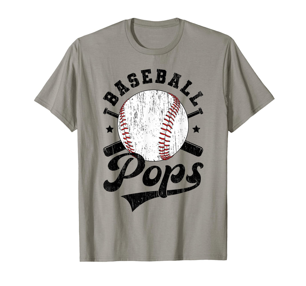 Baseball Pops Grandpa Baseball T-Shirt - Custom Art Print for Adults - T-Shirt, Sweatshirt, Hoodie