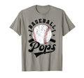 Baseball Pops Grandpa Baseball T-Shirt - Custom Art Print for Adults - T-Shirt, Sweatshirt, Hoodie