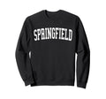 Springfield Fl Distressed White Varsity Sweatshirt - Trendy Graphic Unisex - T-Shirt, Sweatshirt, Hoodie