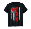 Baseball Mom American Flag T-Shirt - Aesthetic Graphic Men Women - T-Shirt, Sweatshirt, Hoodie