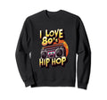 I Love 80S Hip Hop Old School Rap Sweatshirt - Minimalist Print Men Women - T-Shirt, Sweatshirt, Hoodie