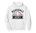 Loud Proud Baseball Aunt Auntie Team Hoodie - Aesthetic Graphic Unisex - T-Shirt, Sweatshirt, Hoodie
