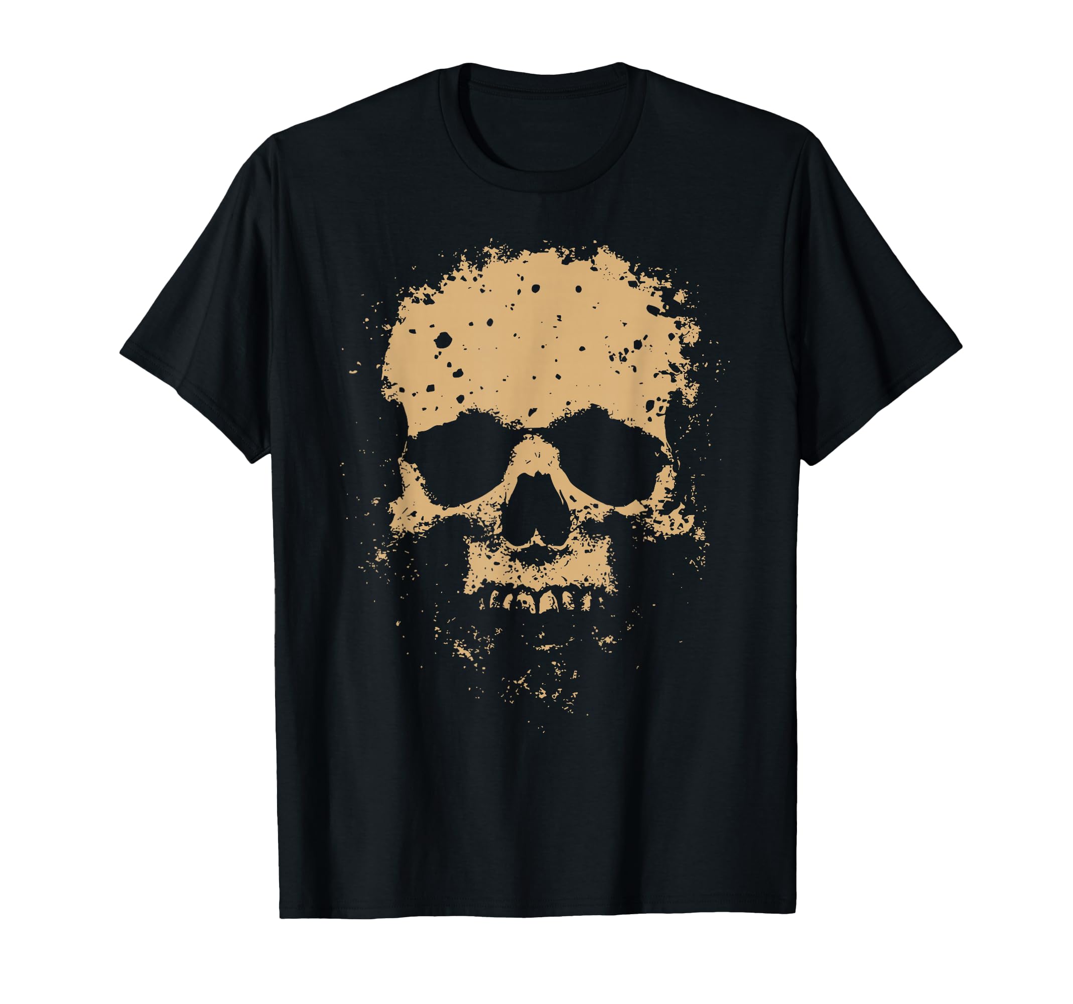 Big Skull Only Grunge Distressed Rugged T-Shirt - Unique Graphic for Adults - T-Shirt, Sweatshirt, Hoodie