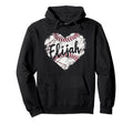 Elijah Baseball Personalized Name Mom Hoodie - Fun Novelty Design Unisex - T-Shirt, Sweatshirt, Hoodie