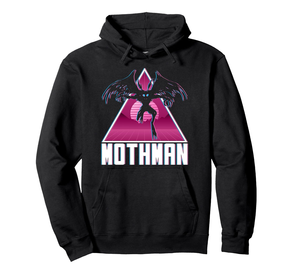 Vaporwave Aesthetic Mothman Hoodie - Streetwear Style for Adults - T-Shirt, Sweatshirt, Hoodie