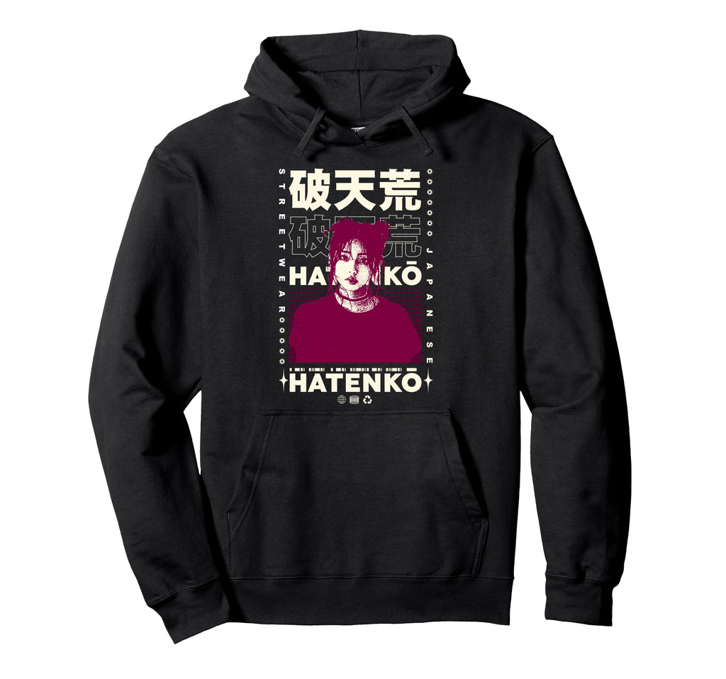 Y2K Japanese Bold Urban Graffiti Hoodie - Custom Art Print for Adults - T-Shirt, Sweatshirt, Hoodie