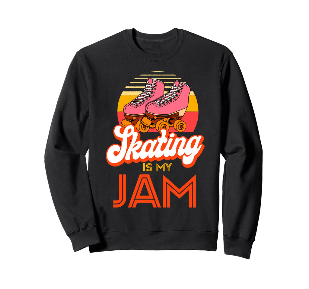 Roller Skating Skate 1970S Sweatshirt - Unique Graphic Unisex - T-Shirt, Sweatshirt, Hoodie