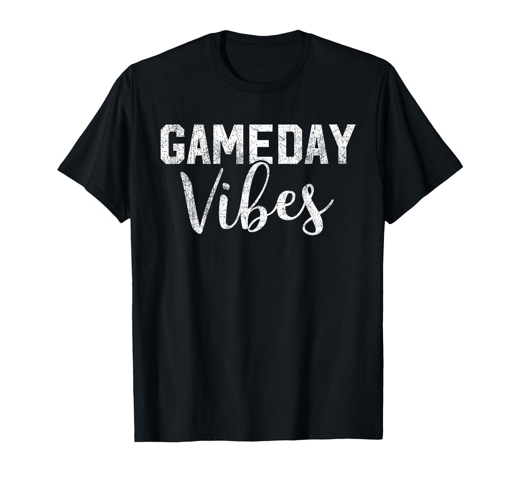 Game Day Vibes Distressed Football T-Shirt - Minimalist Print Unisex - T-Shirt, Sweatshirt, Hoodie