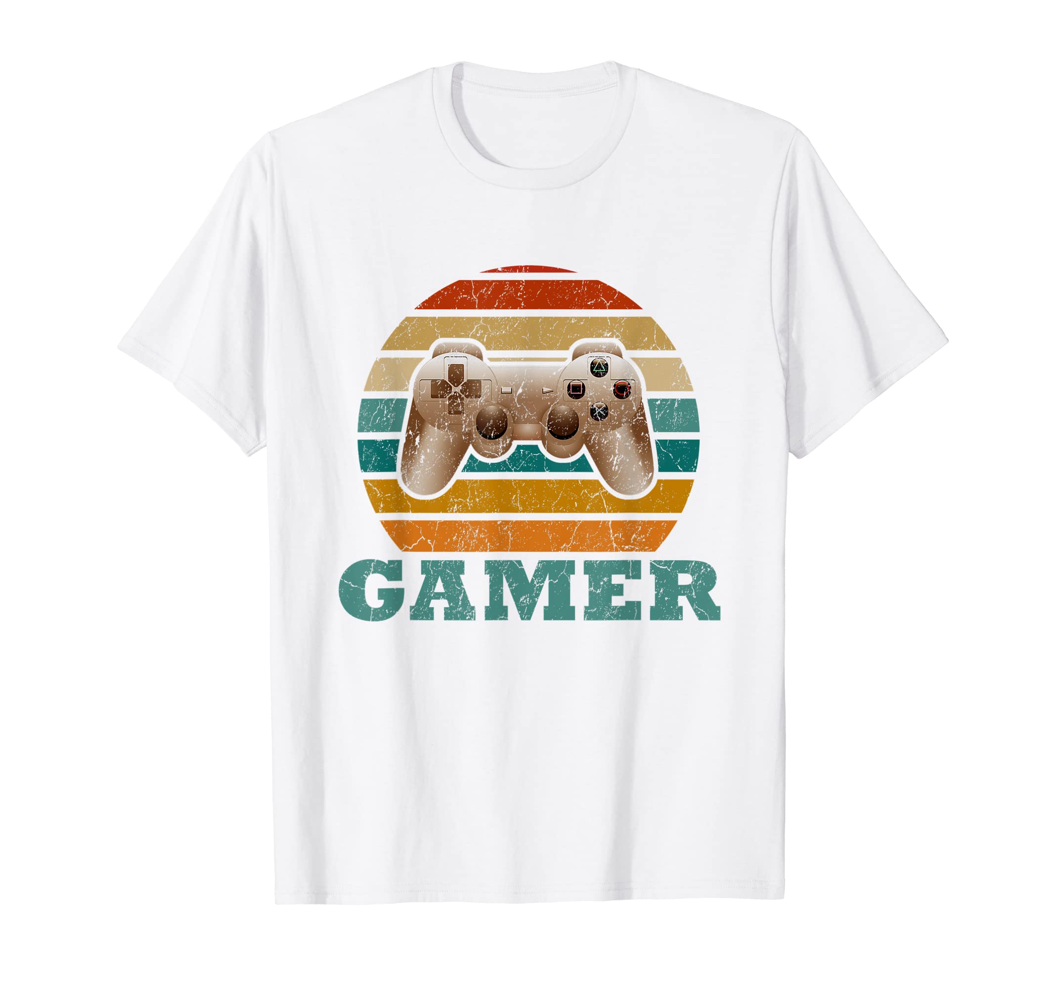 Gamer Video Games Players Gamers Sunset T-Shirt - Minimalist Print Unisex - T-Shirt, Sweatshirt, Hoodie