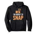 Camera Photographer Hoodie - Novelty Apparel Men Women - T-Shirt, Sweatshirt, Hoodie