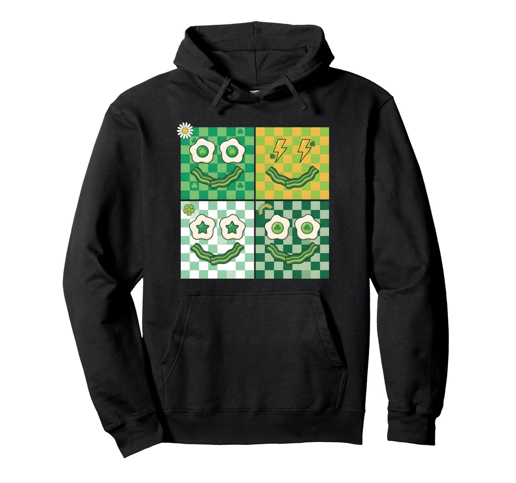 Green Face Eggs And Bacon Ham Hoodie - Custom Art Print Men Women - T-Shirt, Sweatshirt, Hoodie