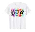 Peace Love Cats Hippy T-Shirt - Trendy Graphic for Adults - T-Shirt, Sweatshirt, Hoodie
