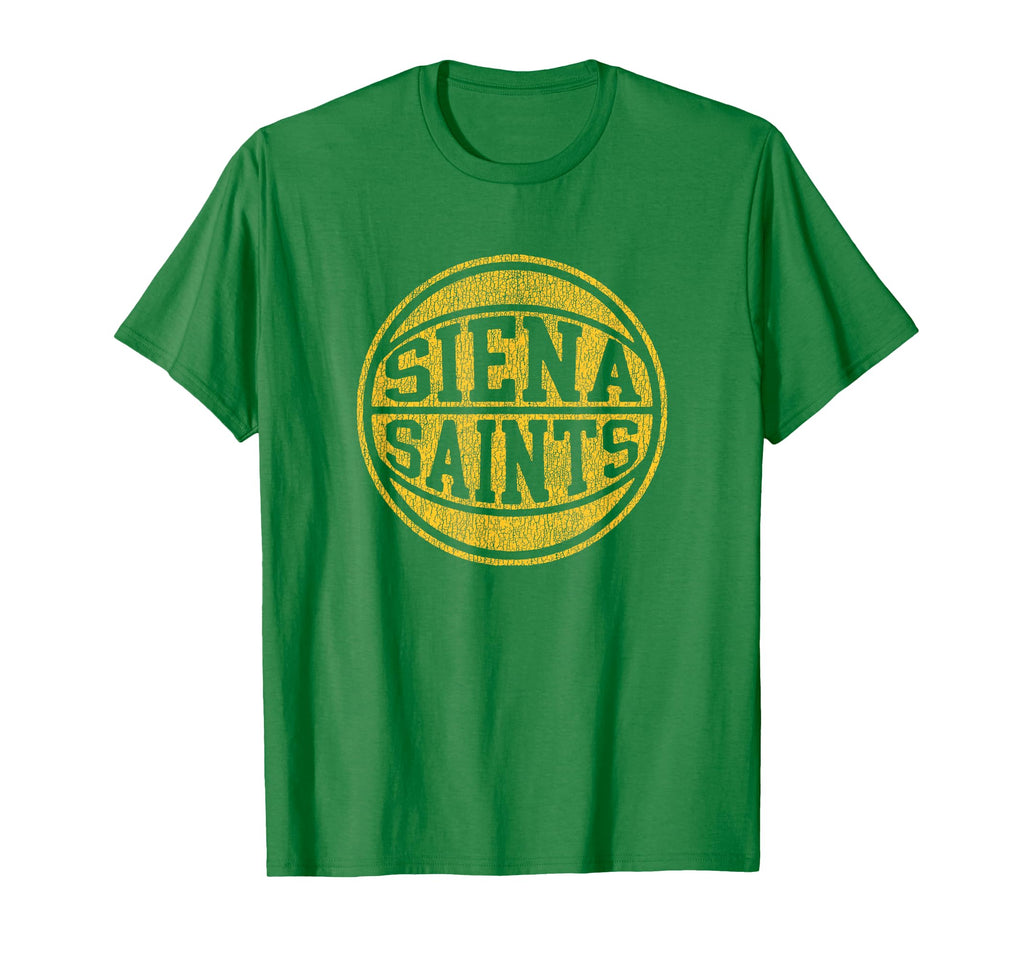 Siena College Distressed 70S T-Shirt - Fun Novelty Design Men Women - T-Shirt, Sweatshirt, Hoodie