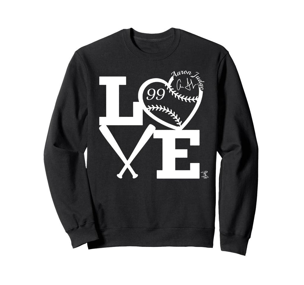 Aaron Judge Love Baseball Sweatshirt - Custom Art Print Unisex - T-Shirt, Sweatshirt, Hoodie