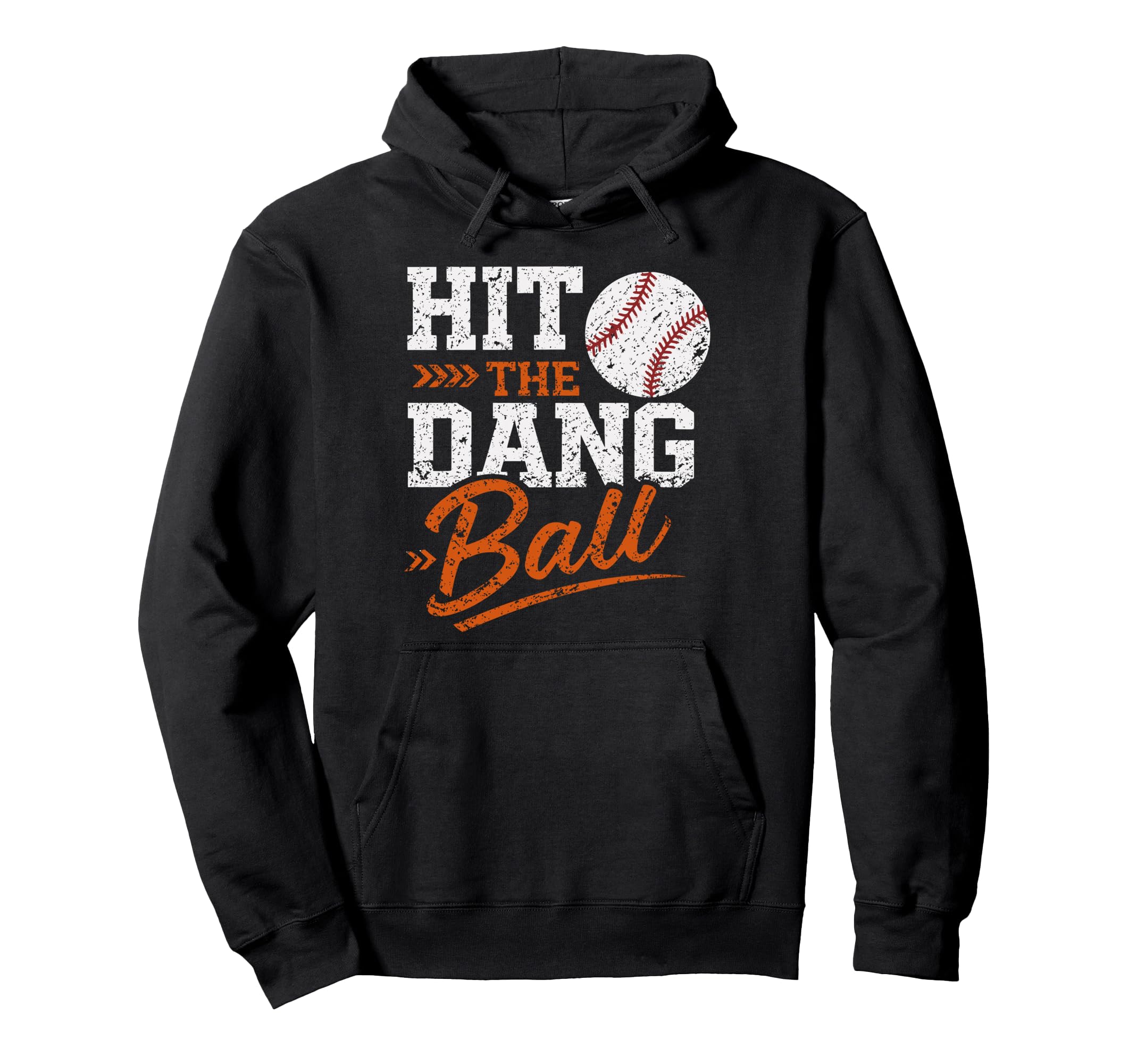 Hit Dang Ball Baseball Mom Hoodie - Casual Everyday Wear Men Women - T-Shirt, Sweatshirt, Hoodie