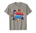 Dad T Ball Groovy Ball Daddy Happy Fathers T-Shirt - Graphic Print Unisex - T-Shirt, Sweatshirt, Hoodie