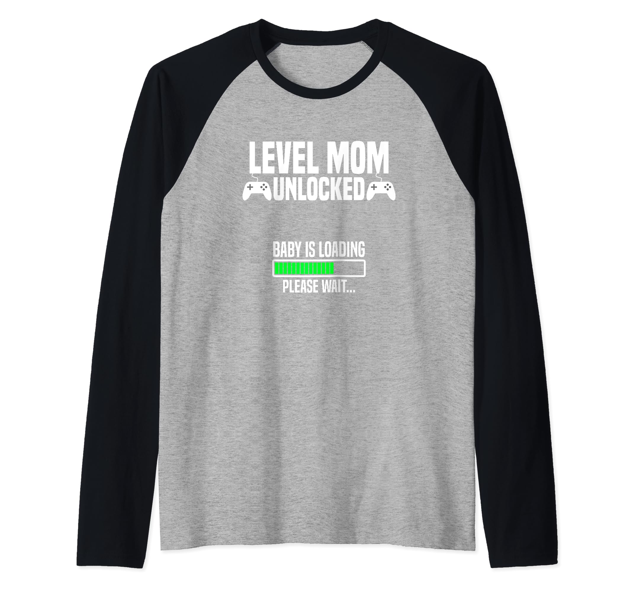 Gamer Mama Geburt Lustig Ladebalken Spr Che T-Shirt - Unique Graphic Unisex - T-Shirt, Sweatshirt, Hoodie