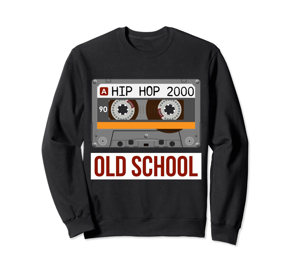 Old School Hip Hop Cassette Tape Rap Sweatshirt - Trendy Graphic Men Women - T-Shirt, Sweatshirt, Hoodie