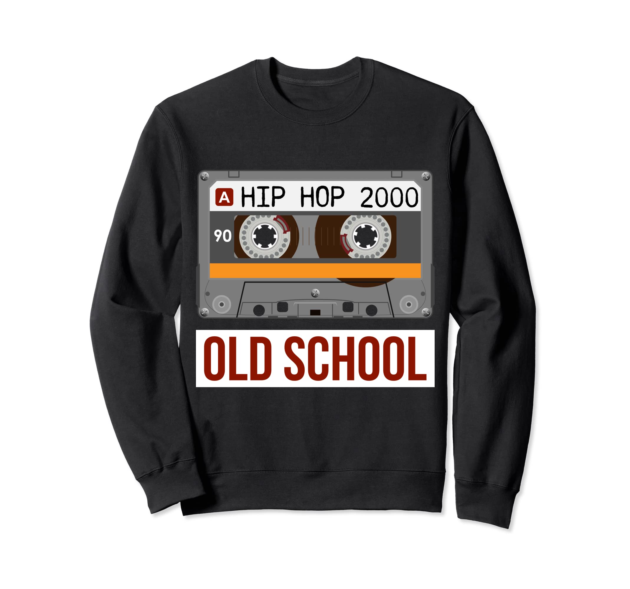 Old School Hip Hop Cassette Tape Rap Sweatshirt - Trendy Graphic Men Women - T-Shirt, Sweatshirt, Hoodie