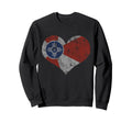 Wichita Kansas Flag Heart Sweatshirt - Novelty Apparel Men Women - T-Shirt, Sweatshirt, Hoodie
