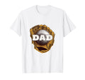 Baseball Dad Glove Father Realistic T-Shirt - Aesthetic Graphic Men Women - T-Shirt, Sweatshirt, Hoodie