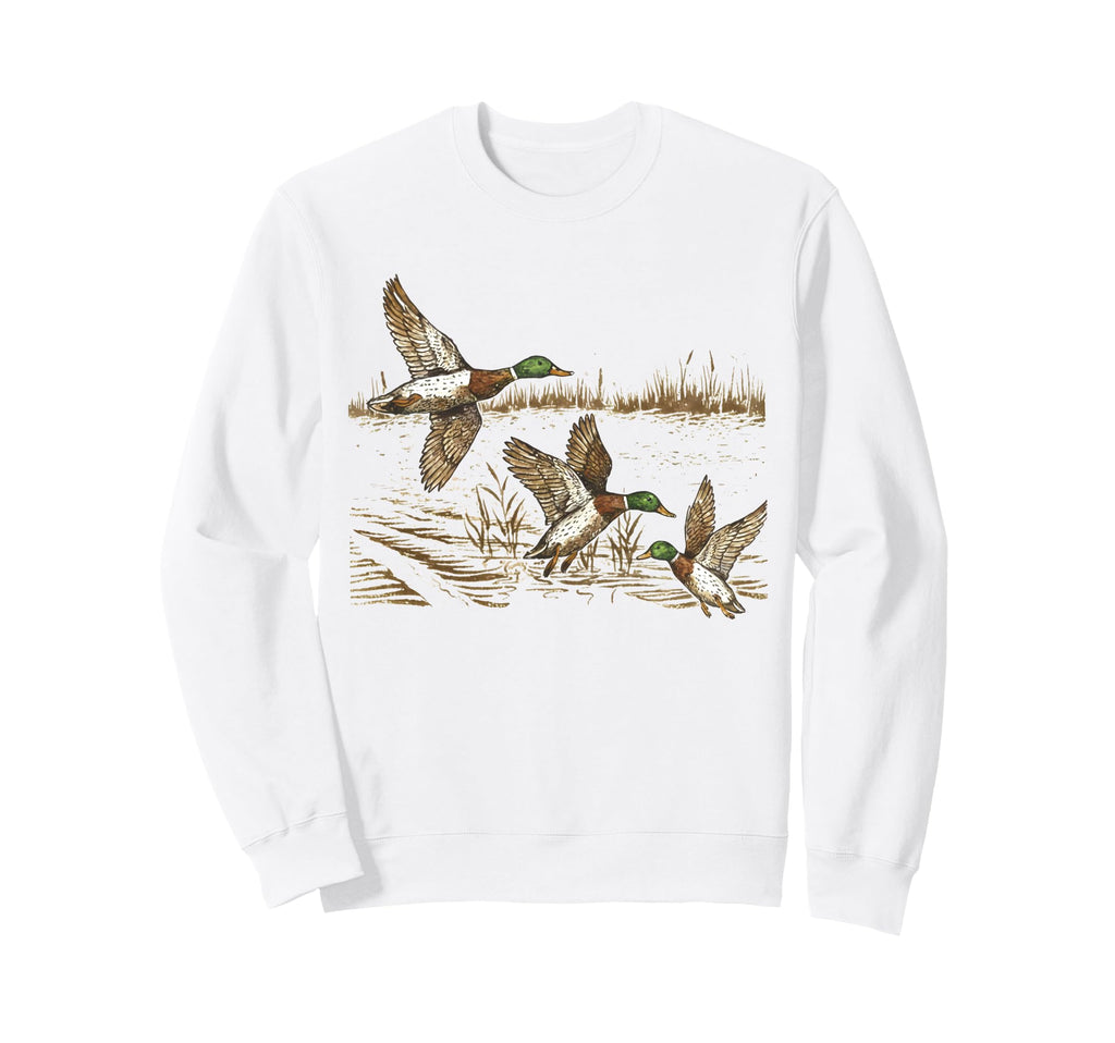 Mallard Duck Nature 90S Wildlife Sweatshirt - Novelty Apparel Men Women - T-Shirt, Sweatshirt, Hoodie