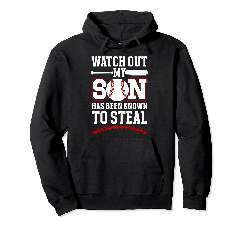 My Son Baseball Mom Baseball Player Hoodie - Custom Art Print for Adults - T-Shirt, Sweatshirt, Hoodie