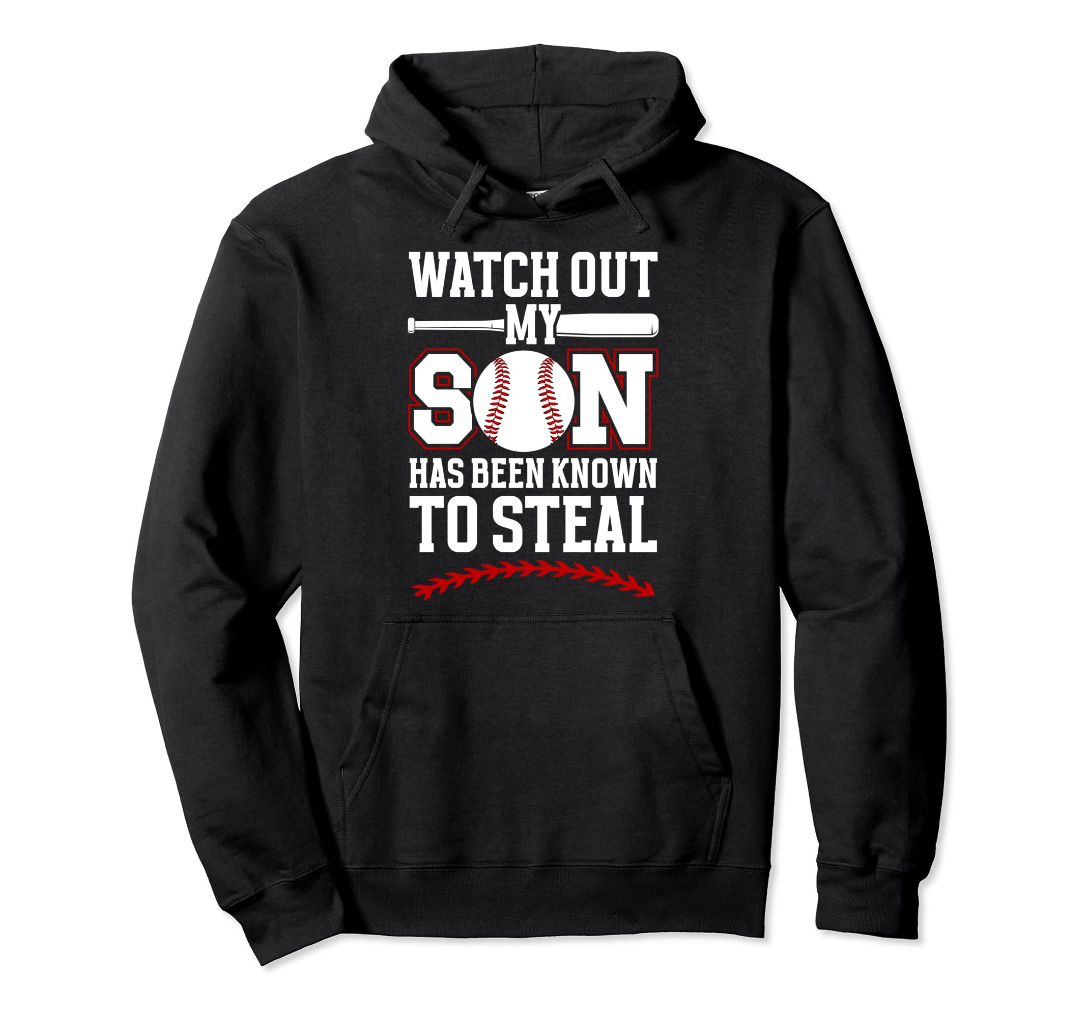 My Son Baseball Mom Baseball Player Hoodie - Custom Art Print for Adults - T-Shirt, Sweatshirt, Hoodie