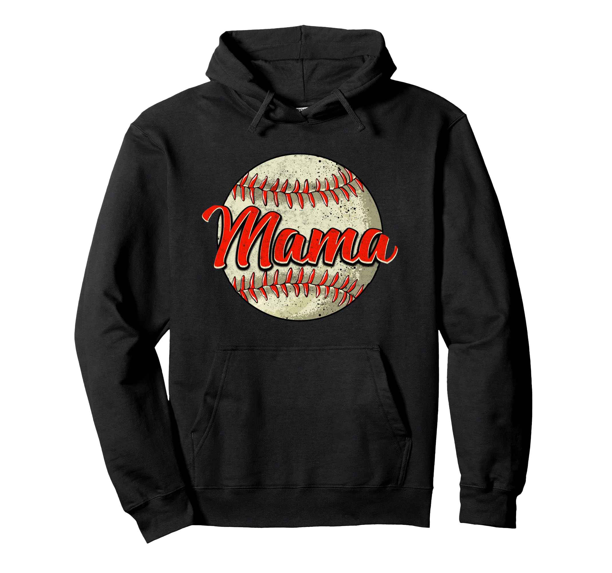 Baseball Mama Mom Mothers Day Baseball Lover Hoodie - Unique Graphic Unisex - T-Shirt, Sweatshirt, Hoodie