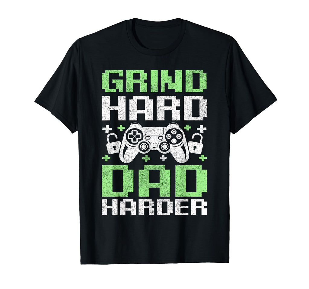 Gaming Dad Fathers Day Gamer Dad T-Shirt - Custom Art Print for Adults - T-Shirt, Sweatshirt, Hoodie