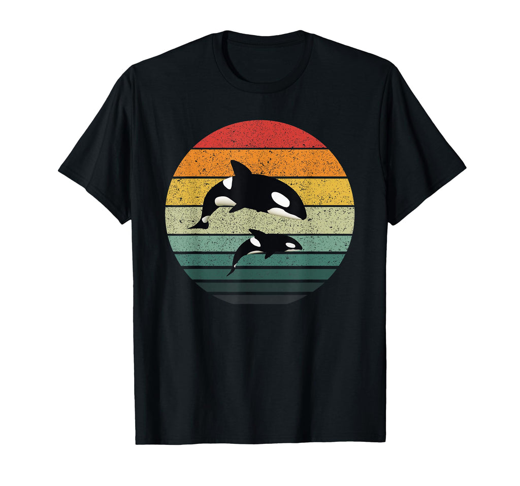 Orca Family Art Killer Whale Family T-Shirt - Aesthetic Graphic Unisex - T-Shirt, Sweatshirt, Hoodie