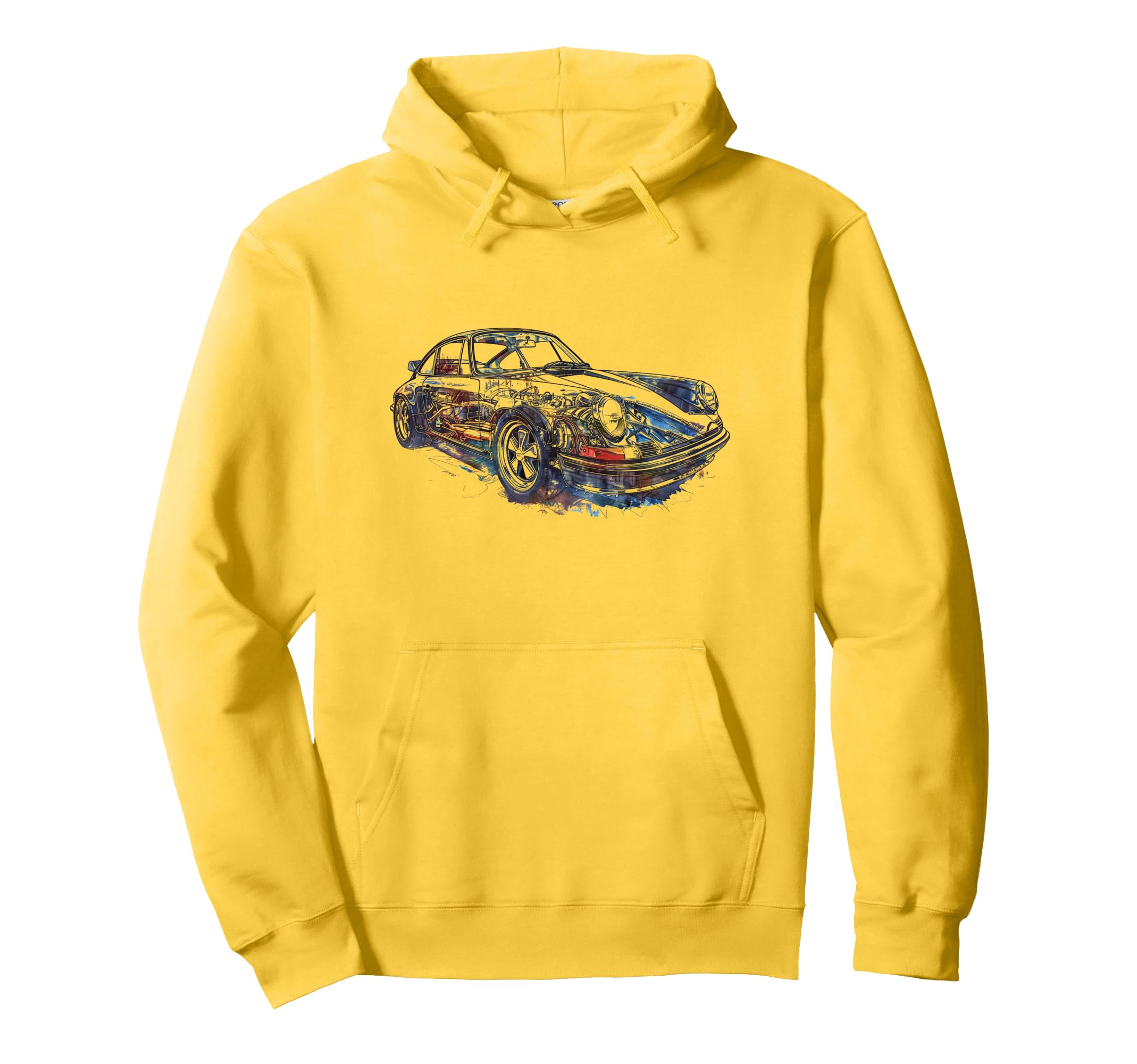 911 Sports Car Hoodie - Fun Novelty Design Unisex - T-Shirt, Sweatshirt, Hoodie