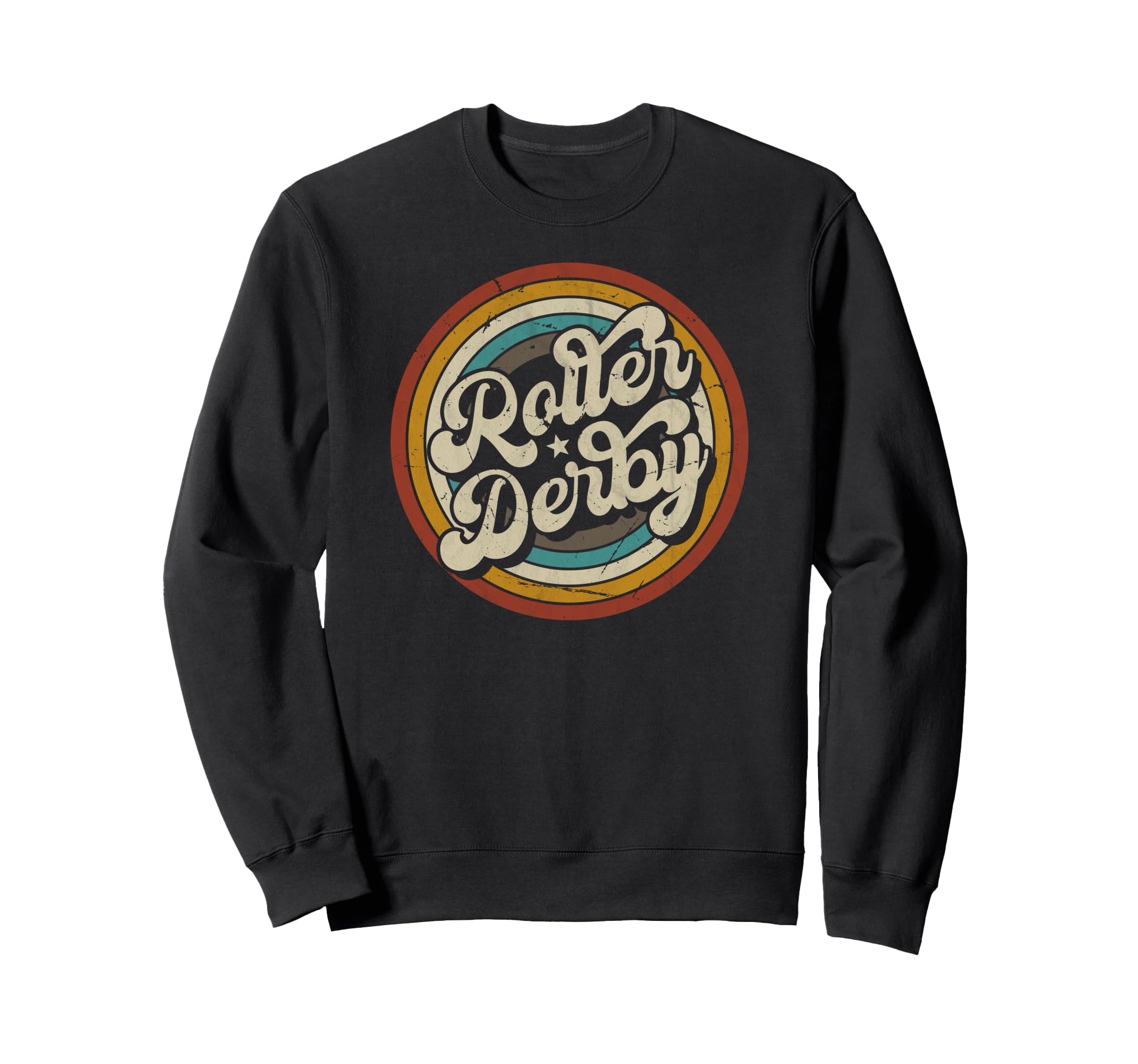 Roller Derby Derby Skate Skating 70S 80S Sweatshirt - Graphic Print Unisex - T-Shirt, Sweatshirt, Hoodie