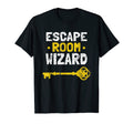 Escape Room Wizard Distressed T-Shirt - Unique Graphic Unisex - T-Shirt, Sweatshirt, Hoodie