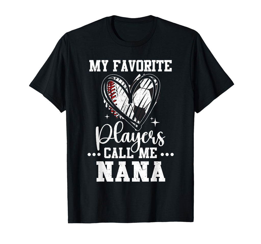 My Favorite Baseball Soccer Players T-Shirt - Novelty Apparel for Adults - T-Shirt, Sweatshirt, Hoodie