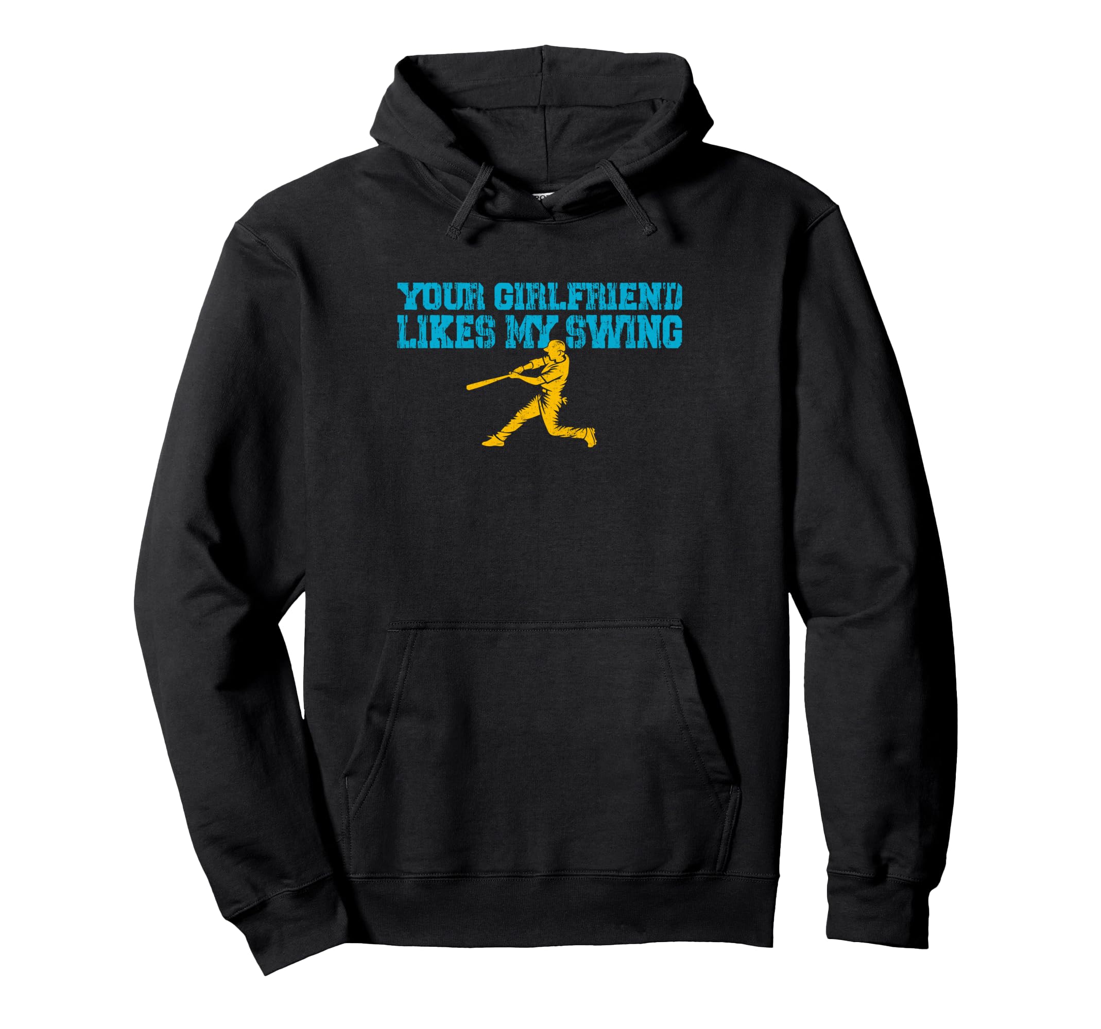 Your Girlfriend Likes My Swing Funny Hoodie - Minimalist Print Men Women - T-Shirt, Sweatshirt, Hoodie