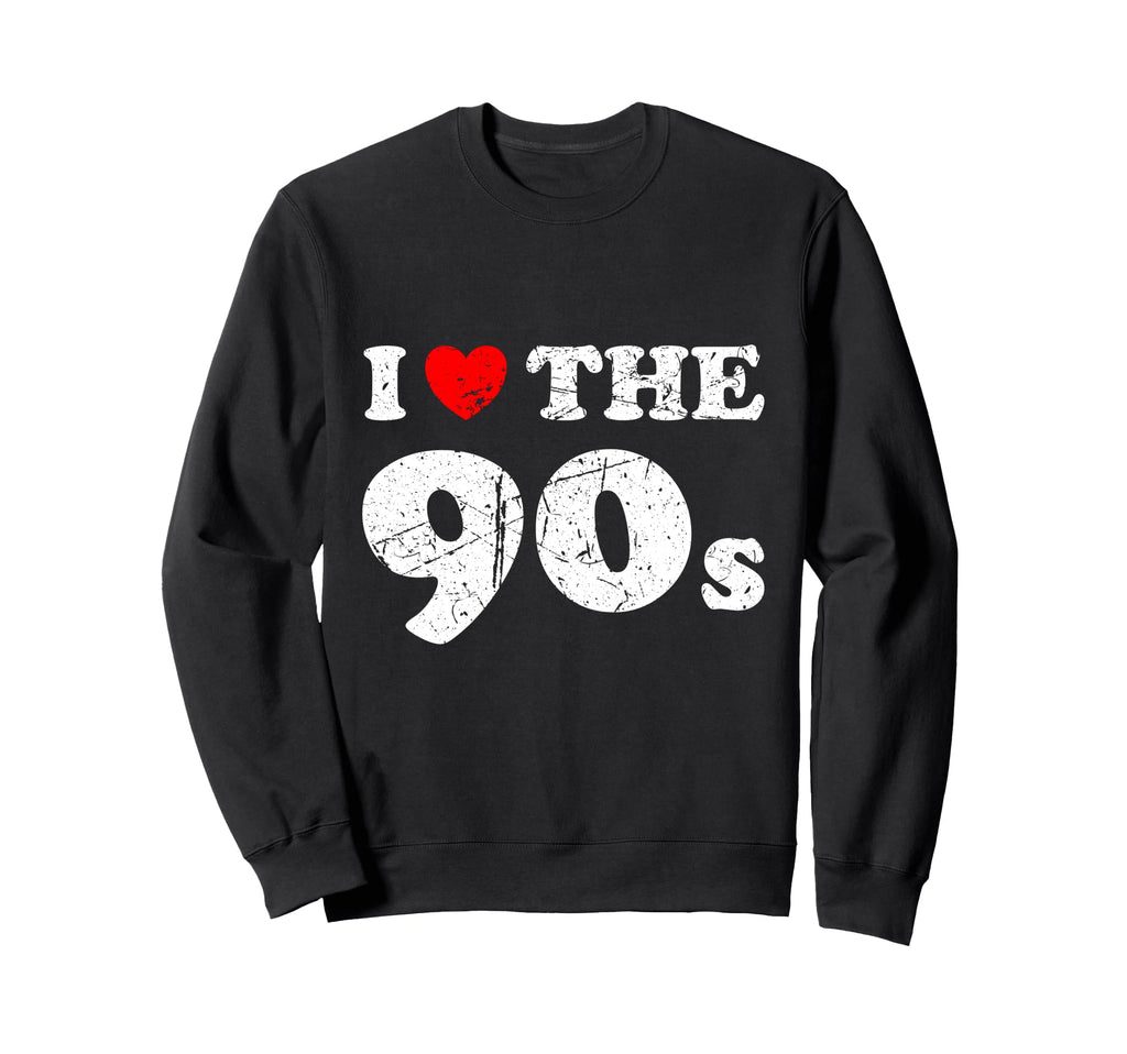 Distressed Grunge Worn Out I Love Sweatshirt - Minimalist Print for Adults - T-Shirt, Sweatshirt, Hoodie