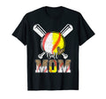 Ball Mom Heart Baseball Softball Mama T-Shirt - Trendy Graphic Men Women - T-Shirt, Sweatshirt, Hoodie