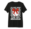 Baseball Sister Im Just Here Snacks Mom T-Shirt - Graphic Print for Adults - T-Shirt, Sweatshirt, Hoodie