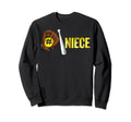 Number One Softball Niece Mothers Sweatshirt - Minimalist Print Men Women - T-Shirt, Sweatshirt, Hoodie