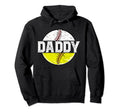 Daddy Softball Baseball Dad Baseball Hoodie - Streetwear Style for Adults - T-Shirt, Sweatshirt, Hoodie