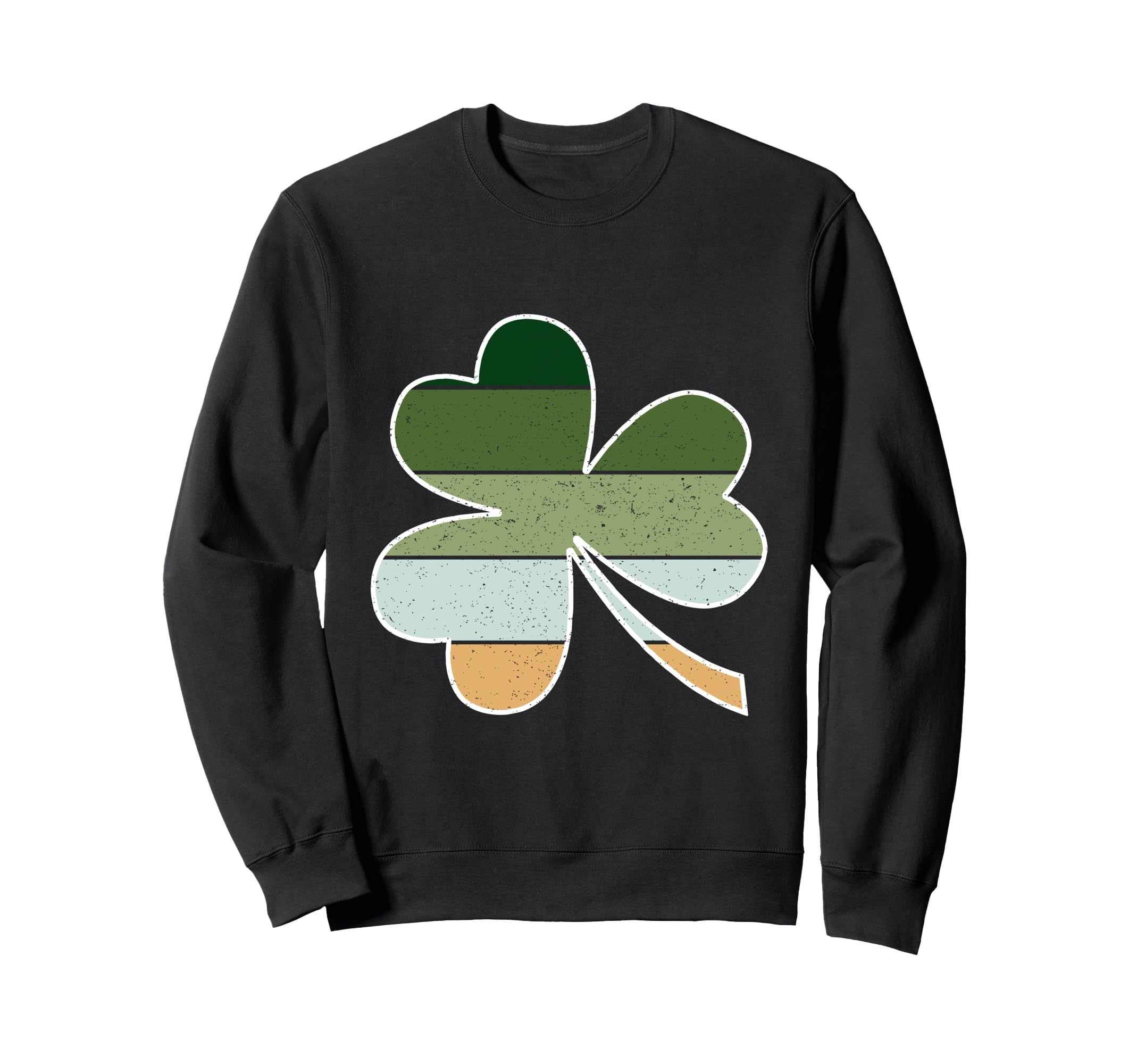 St Patricks Day Shamrock Sunset Sweatshirt - Unique Graphic Men Women - T-Shirt, Sweatshirt, Hoodie