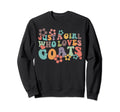 Groovy Boho Hippie Just Who Loves Sweatshirt - Novelty Apparel for Adults - T-Shirt, Sweatshirt, Hoodie