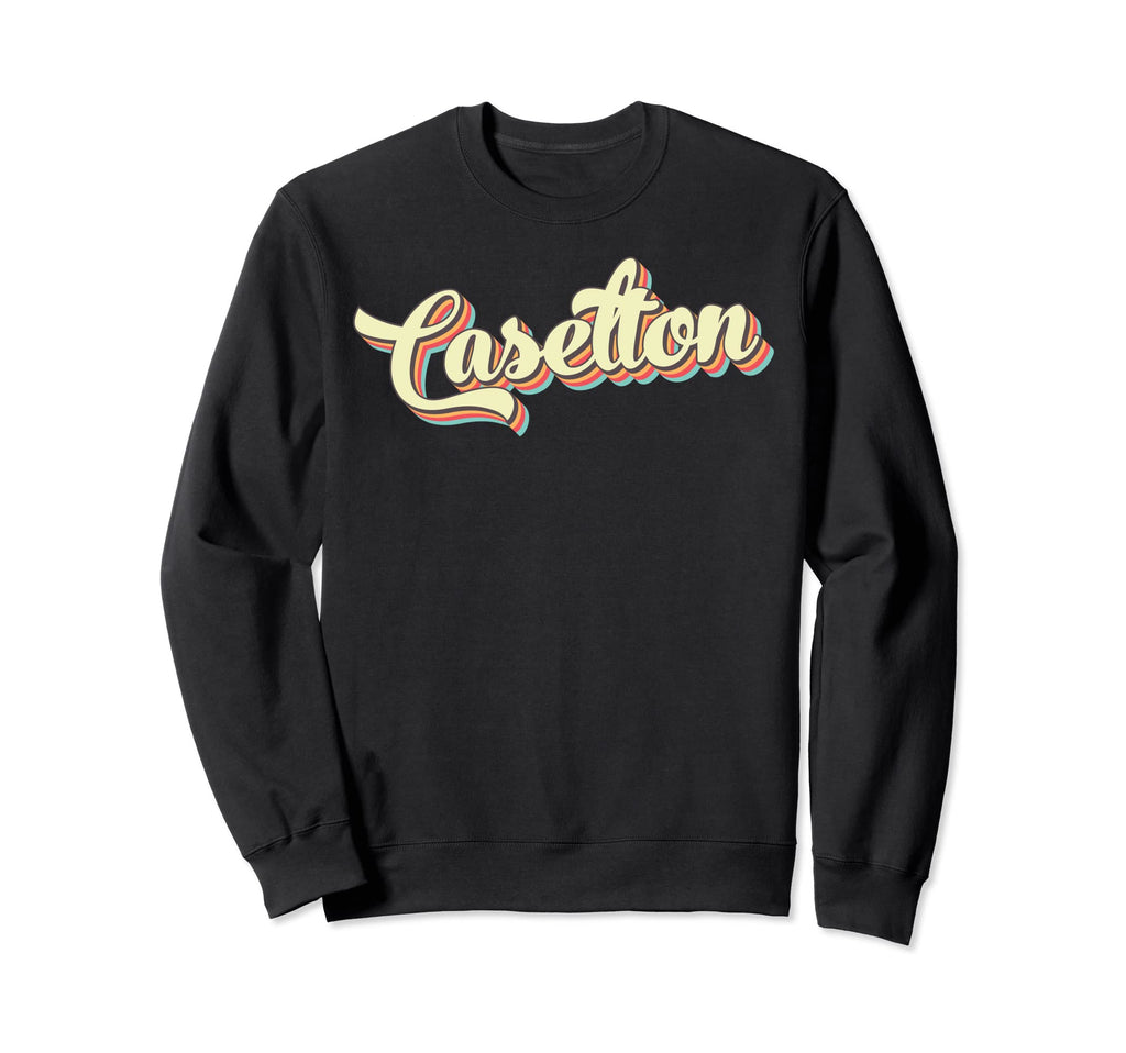 Caselton Art Baseball Font Sweatshirt - Novelty Apparel for Adults - T-Shirt, Sweatshirt, Hoodie