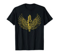 Spark Plug Wings Distressed T-Shirt - Minimalist Print for Adults - T-Shirt, Sweatshirt, Hoodie
