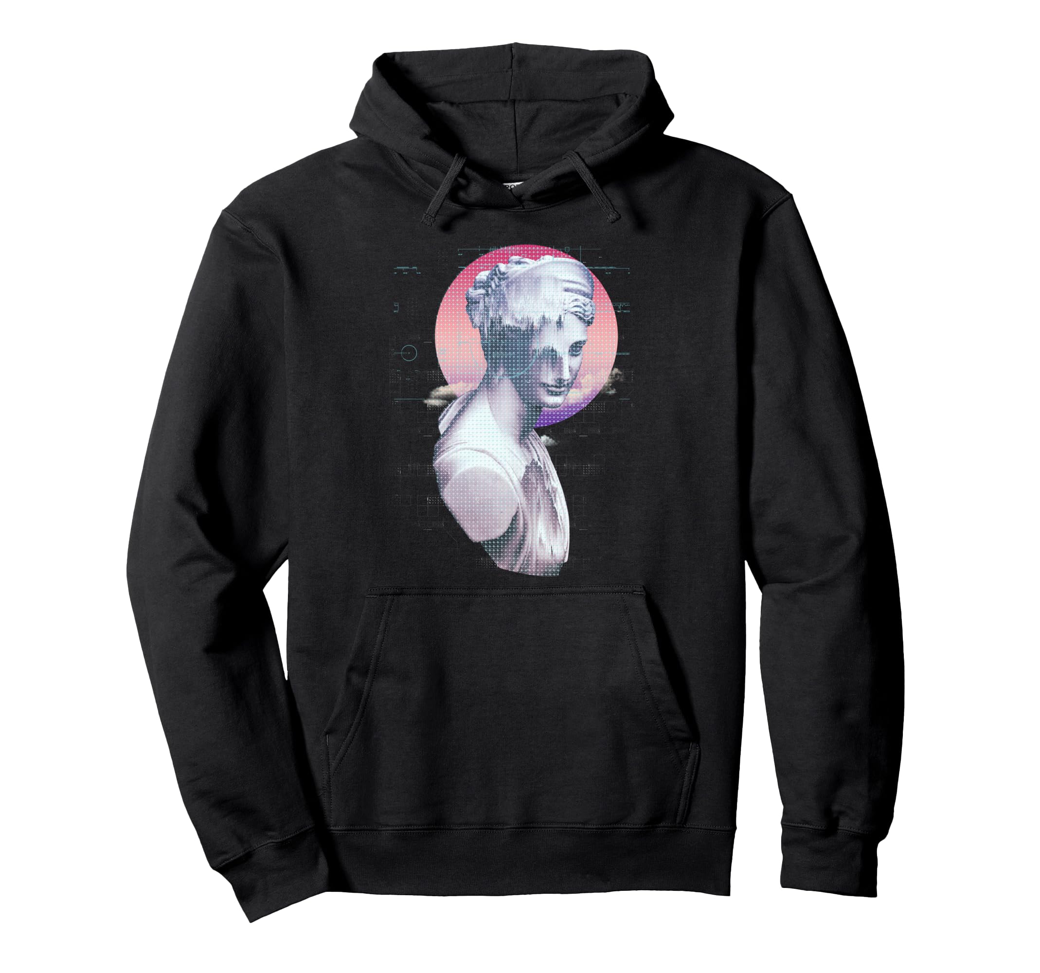Sculpture Greek Aesthetic Edgy Hoodie - Streetwear Style Men Women - T-Shirt, Sweatshirt, Hoodie